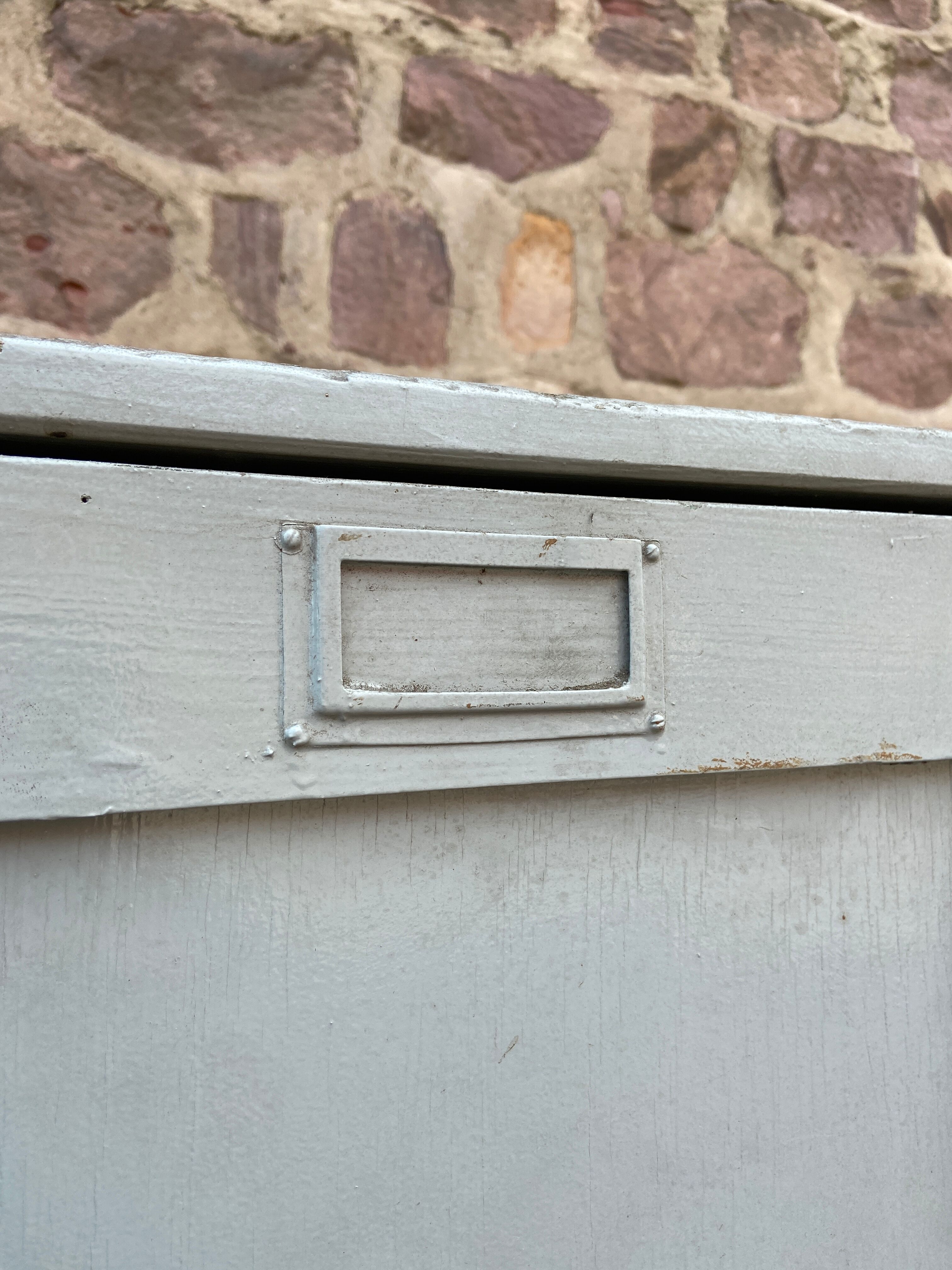 Industrial wood cloakroom 1920
