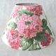 Vintage fabric hydrangea lampshade