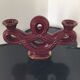Candle grenat candlestick