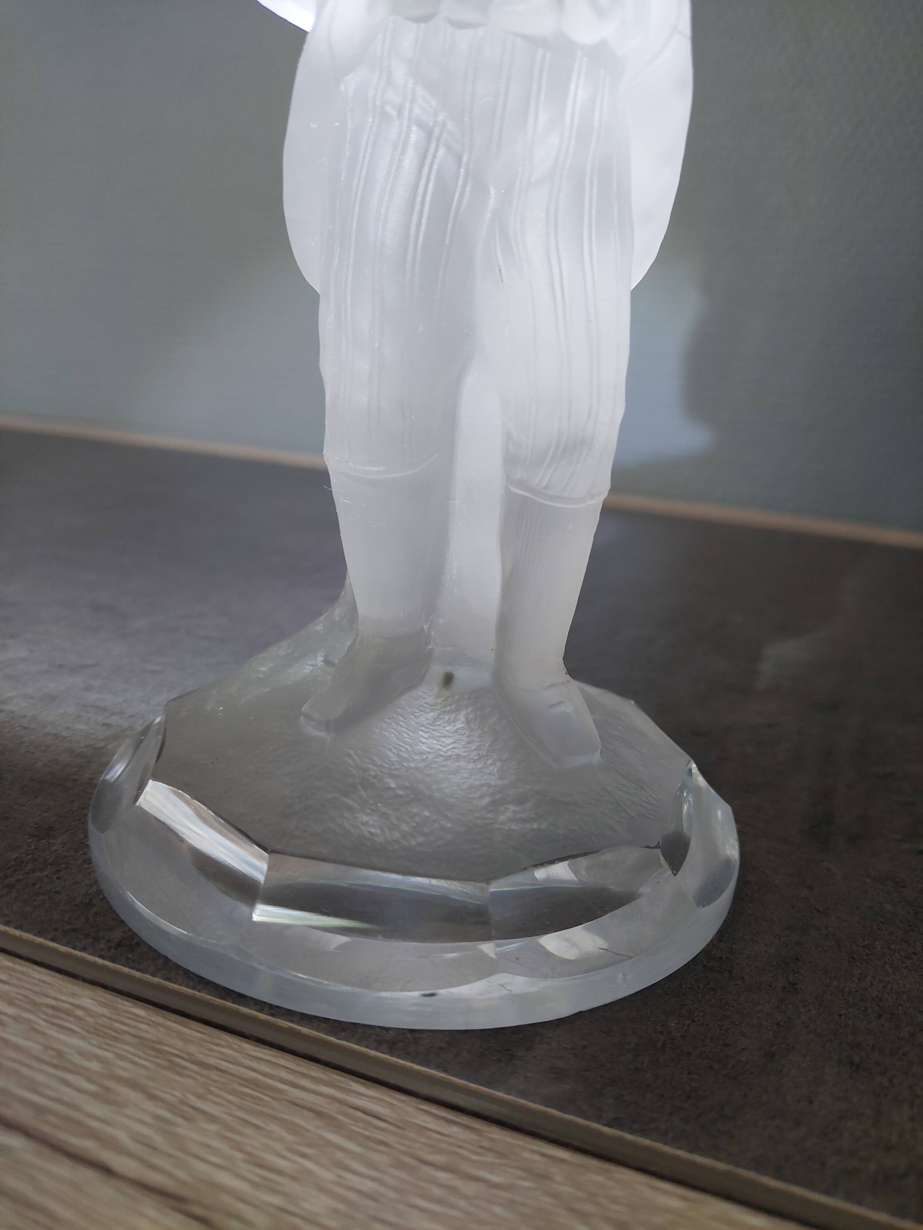 Art Deco Glass Candle Holder