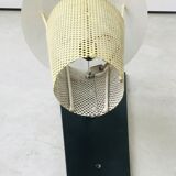 Wall lamp in rigitulle or perforated sheet with conical reflector - 1950