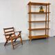Mid-century wooden foldable children's chair, 1950s