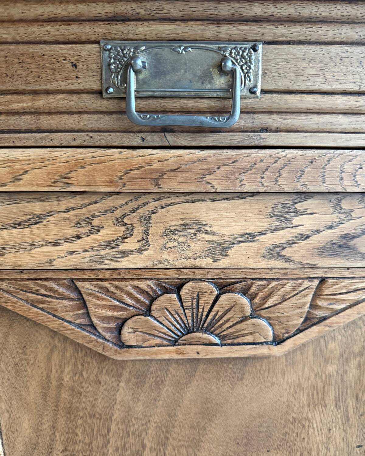 Art Deco oak sideboard (restored)