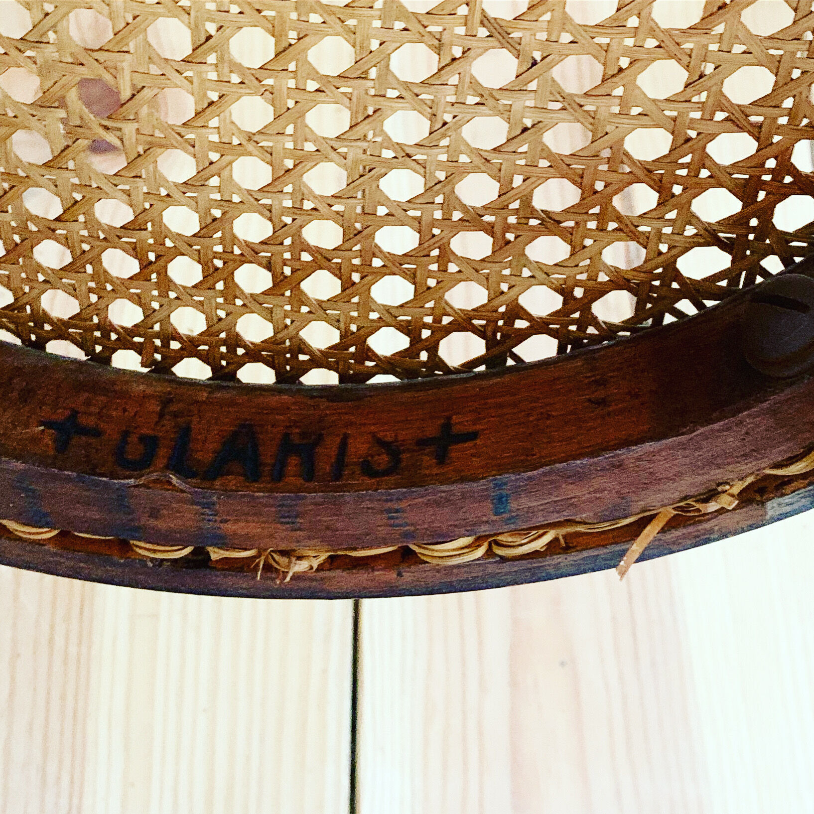 Bistro chair stamped "glarus"