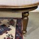 Victorian style oval mahogany table with 1 extension.