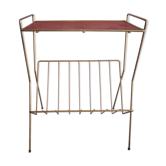 Porte revue laiton et métal vintage