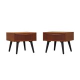 Set of two teak bedside tables, Danish design, 1970, Denmark