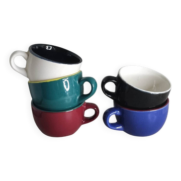 Tasses bicolores