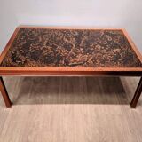 Table scandinave basse en teck