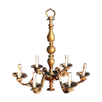 Old brass pendant light