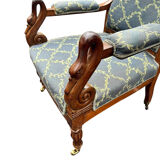 Fauteuil Voltaire "col de cygne" – XIXe siècle