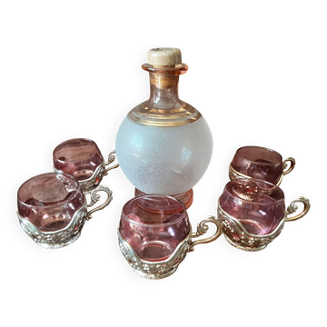Ensemble à digestif vintage