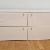 Ligne Roset TV unit, glossy white