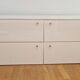 Meuble TV Ligne Roset, blanc laqué