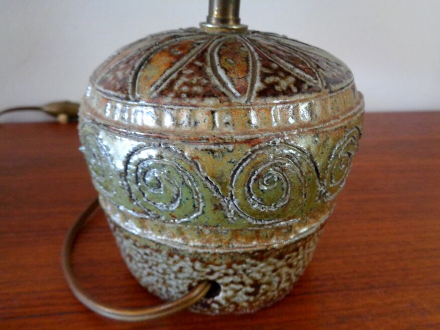 2 vintage ceramic lamps 50s 60s