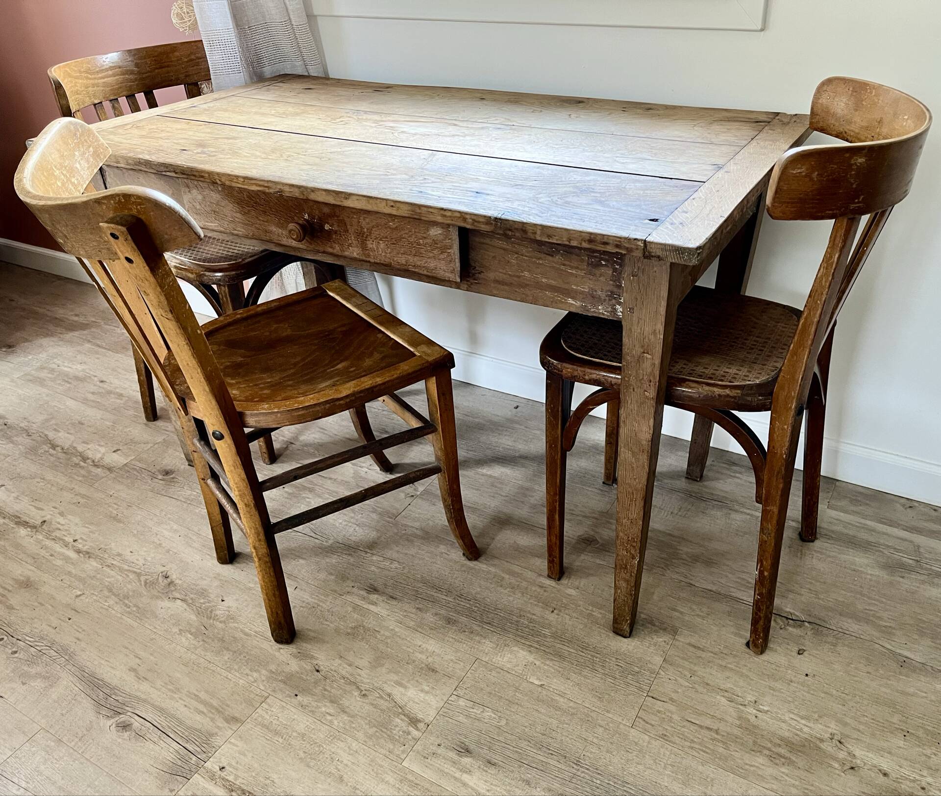 Oak farmhouse table