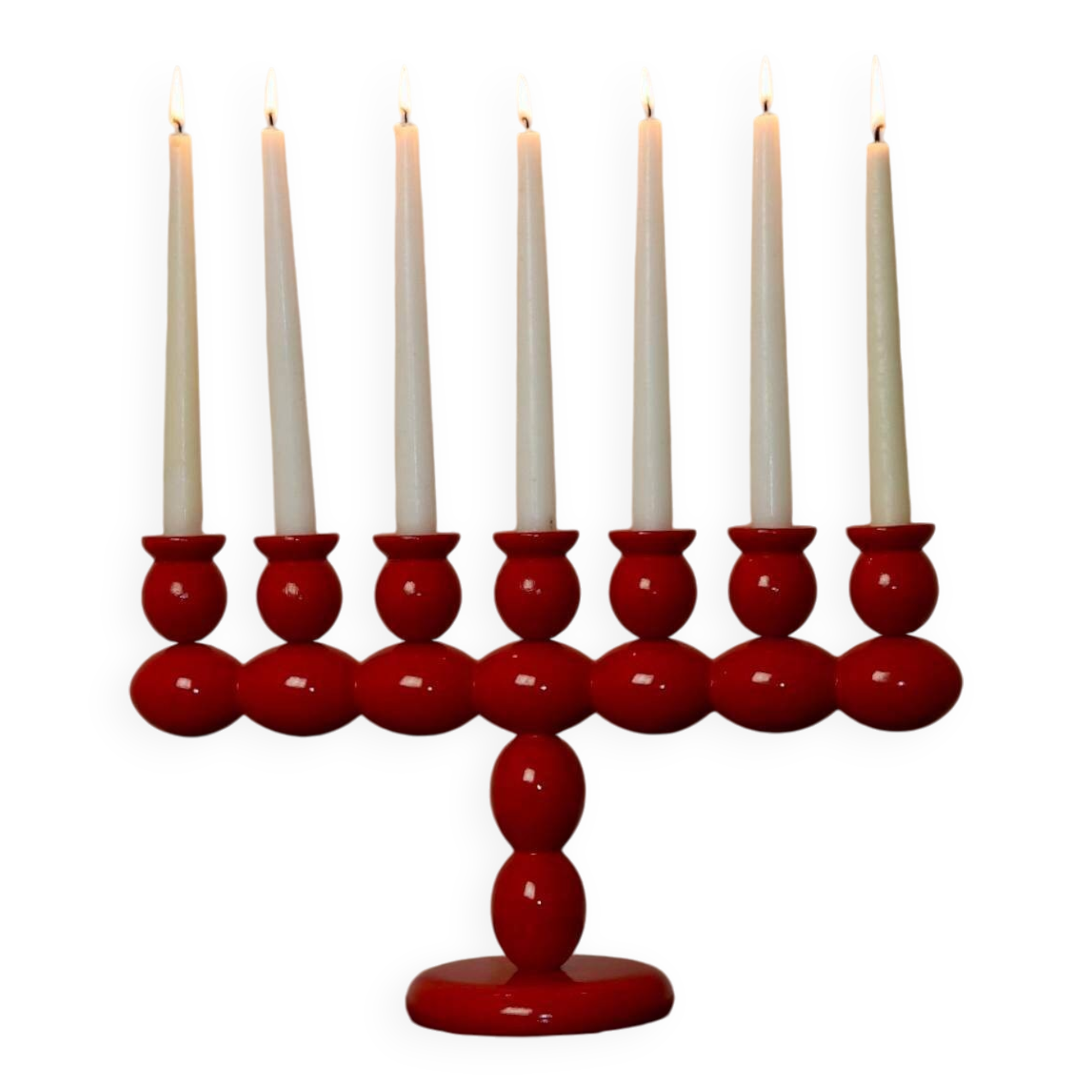 Candélabre suédois à fuseaux