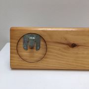 Porte-manteau moderniste en pin