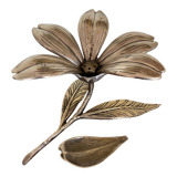Metal flower ashtray 70s