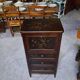 Secretary / wooden cabinet with Chinese lacquer panels