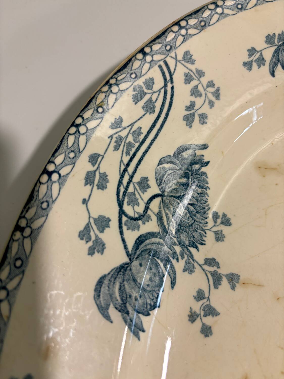 Plat ovale Sarreguemines Royat