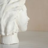 Plaster head sculpture