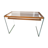 Desk glass structure