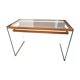 Desk glass structure