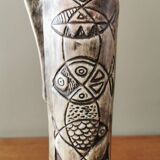 Vase soliflore vintage en céramique de San Marin