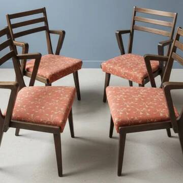 Set of Czechoslovak mid-century chairs, 1970s
