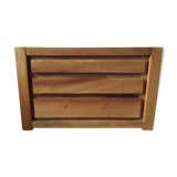 Solid elm chest of drawers