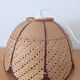 Vintage rattan hanging lamp