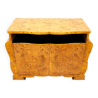 Art Deco chest of drawers from the 1940s, Poland.