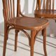 Antique Viennese-style bistro chairs (circa 1920). 4 pieces no. 16
