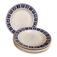 Vintage plates sea pattern
