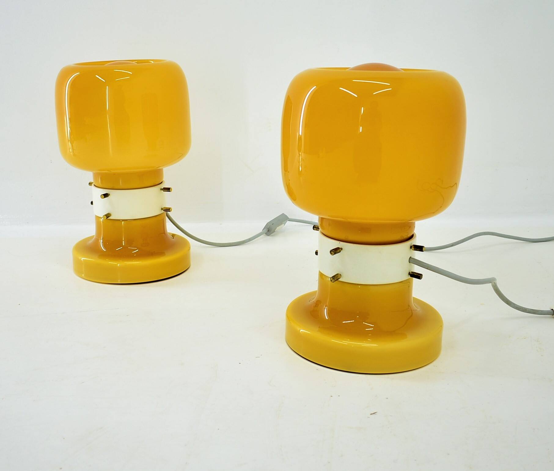 Pair of Midcentury Table Lamps by Zbyněk Hřivnáč, Equipment Hotel Praha, 1960s