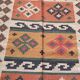 Kilim rug in jute and cotton. 125cm x 195cm