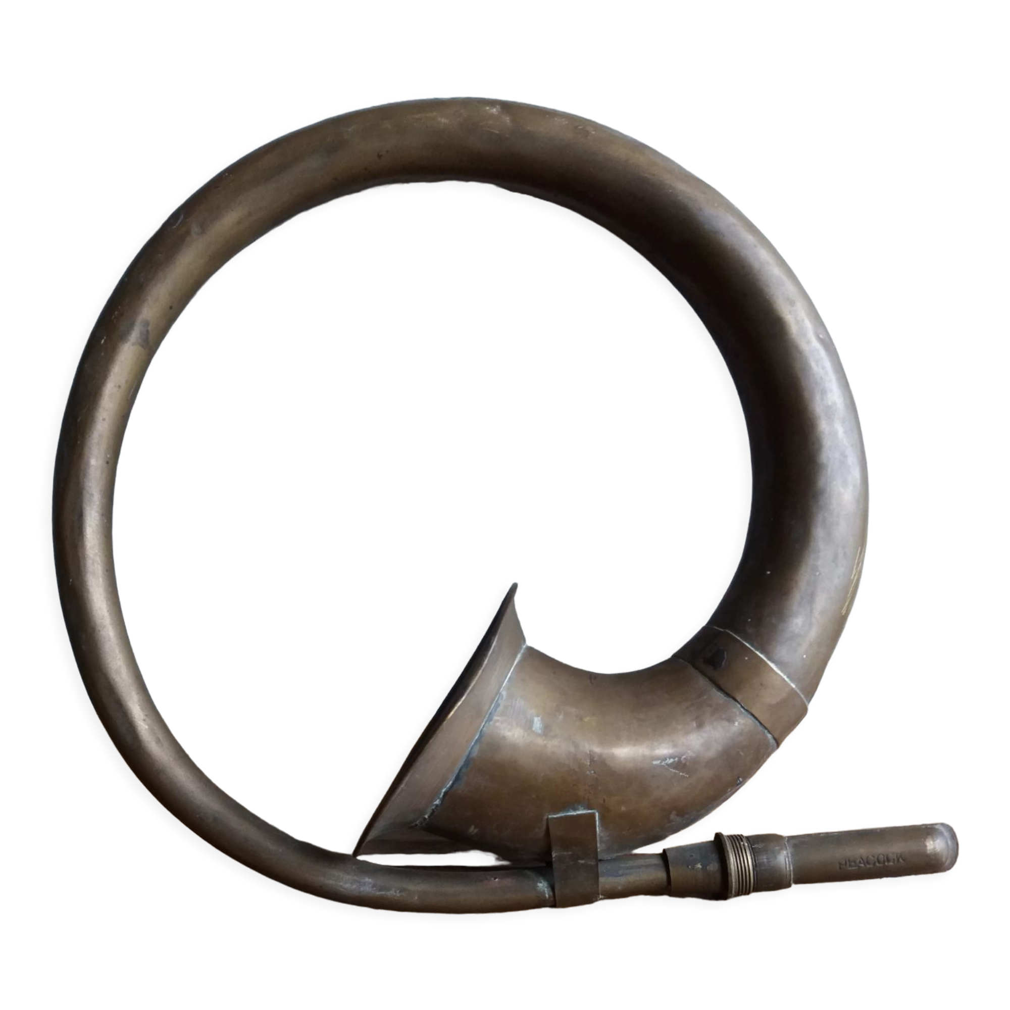 Peacock car horn early 20th