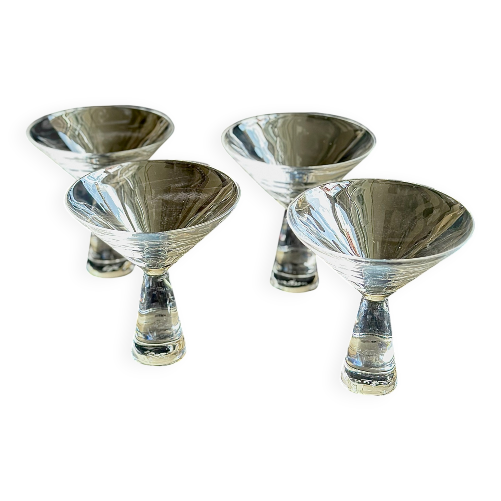 Rare Gucci Home Martini Glasses Set of 4 – Signed Made in Italy – Tom