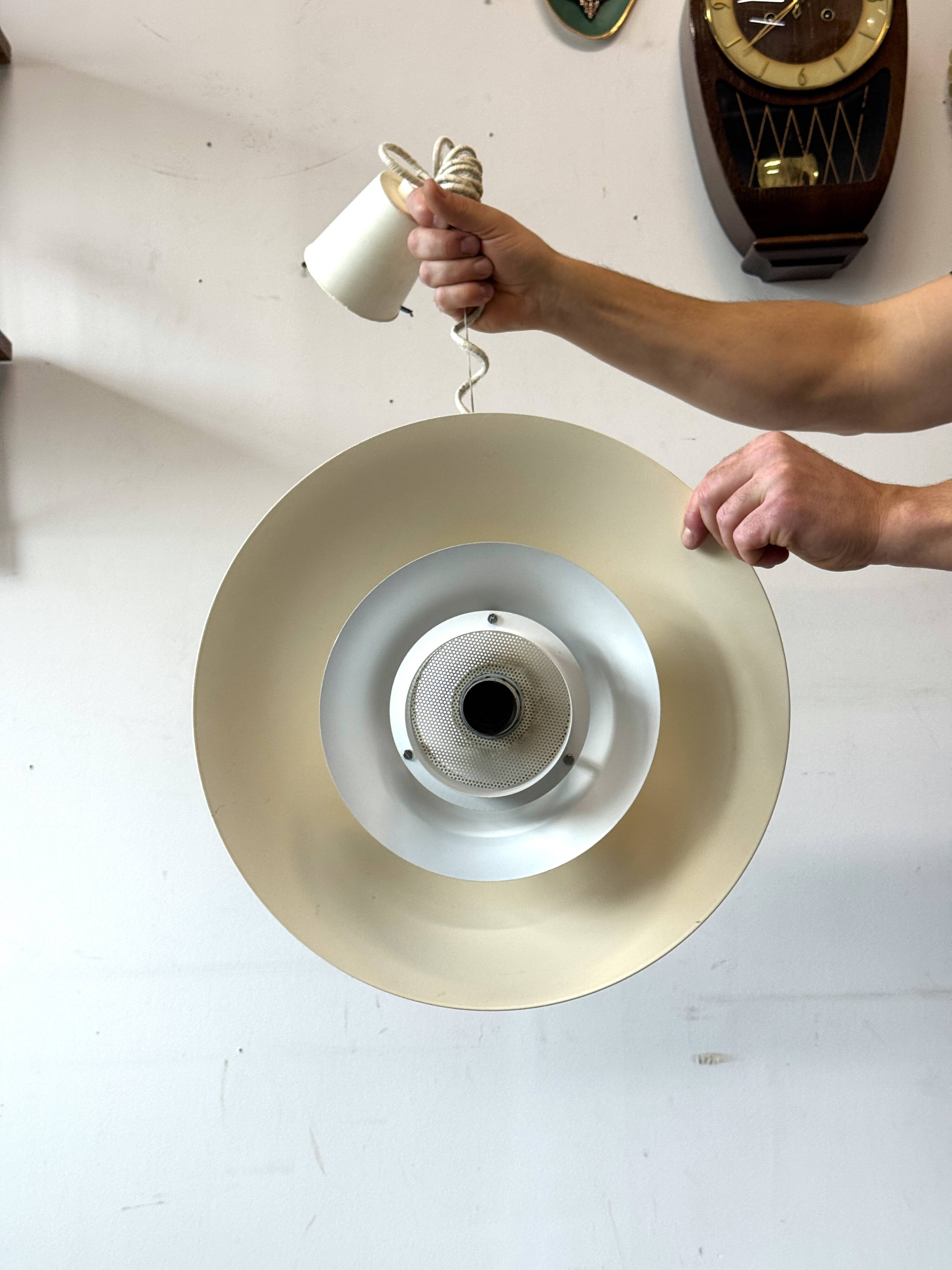 Adjustable Pendant Lamp, 1970s Sweden, Mid-C, Vintage