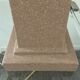 Pair of vintage terracota ceramic column lamps