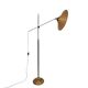 Lampe à crayon / lampe à roseau fendu / lampadaire années 1960 / lampe à canne à pêche