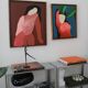Peinture originale "femme sous un palmier" par Bodasca