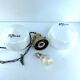 Chandelier 1920 opaline brand bag paris petit modele