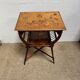 Table d’appoint / Lecture Style Esthétique Victorien, marqueterie 1880