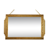 Miroir Art Déco bois doré
