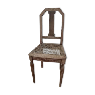 Chaise en bois début XXe siècle