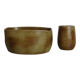 Set de saladier et pot en grès moucheté