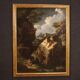 Painting wooded landscape with St. John the Baptist from 18th century