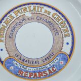 Ancien service 7 assiettes à fromage marque saint amand collection art table